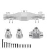 RCAWD 6061-T6 Alum Rear Axle Housing Cover Case Set for Losi 1/8 LMT LOS242030 Series Upgrades Part Silver view 1