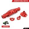 RCAWD Front Axle Housing Cover Case Set LOS242031 for Losi 1/8 LMT Series Upgrades Part Red view 2