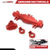 RCAWD Front Axle Housing Cover Case Set LOS242031 for Losi 1/8 LMT Series Upgrades Part Red view 3