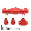 RCAWD 6061-T6 Alum Rear Axle Housing Cover Case Set for Losi 1/8 LMT LOS242030 Series Upgrades Part Red view 1