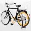 Mini Model 1:10 Simulation Bike Model with Inflator Alloy Miniature Bike Finger Bike Decoration for Collections Bookshelf Decor view 3
