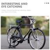 Mini Model 1:10 Simulation Bike Model with Inflator Alloy Miniature Bike Finger Bike Decoration for Collections Bookshelf Decor view 4