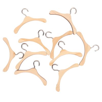 Nursery Dress Pet Clothing Size Hangers Doll Bjd Wooden Miniature House Coat of Dolls Supplies Hangers, XXS Wardrobe Holders Dollhouse Wood Accessories .x.x.cm Accessory Baby