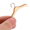 Nursery Dress Pet Clothing Size Hangers Doll Bjd Wooden Miniature House Coat of Dolls Supplies Hangers, XXS Wardrobe Holders Dollhouse Wood Accessories .x.x.cm Accessory Baby view 3