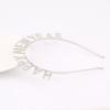 Soochat Happy New Year Headband Tiara Sparkly Rhinestones Happy New Year Hair Hoop Crystal Headpieces for New Year Eve Party Supplies Favors (Silver) view 4