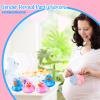 Deekin 24 Pieces Pink Blue Gender Reveal Rubber Ducks in Bulk Mini Ducky Bath Toys Small Ducks for Baby Shower Gender Reveal Party Favor Decorations(Team Boy / Girl) view 4