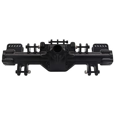 ZLiT 1Pcs Aluminum Alloy Front Rear Axle Housing Set Fit for Losi LMT 4WD Monster Truck 1/8 RC Car Axle Housing Upgrades Part Set (Black)