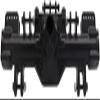 ZLiT 1Pcs Aluminum Alloy Front Rear Axle Housing Set Fit for Losi LMT 4WD Monster Truck 1/8 RC Car Axle Housing Upgrades Part Set (Black) view 3