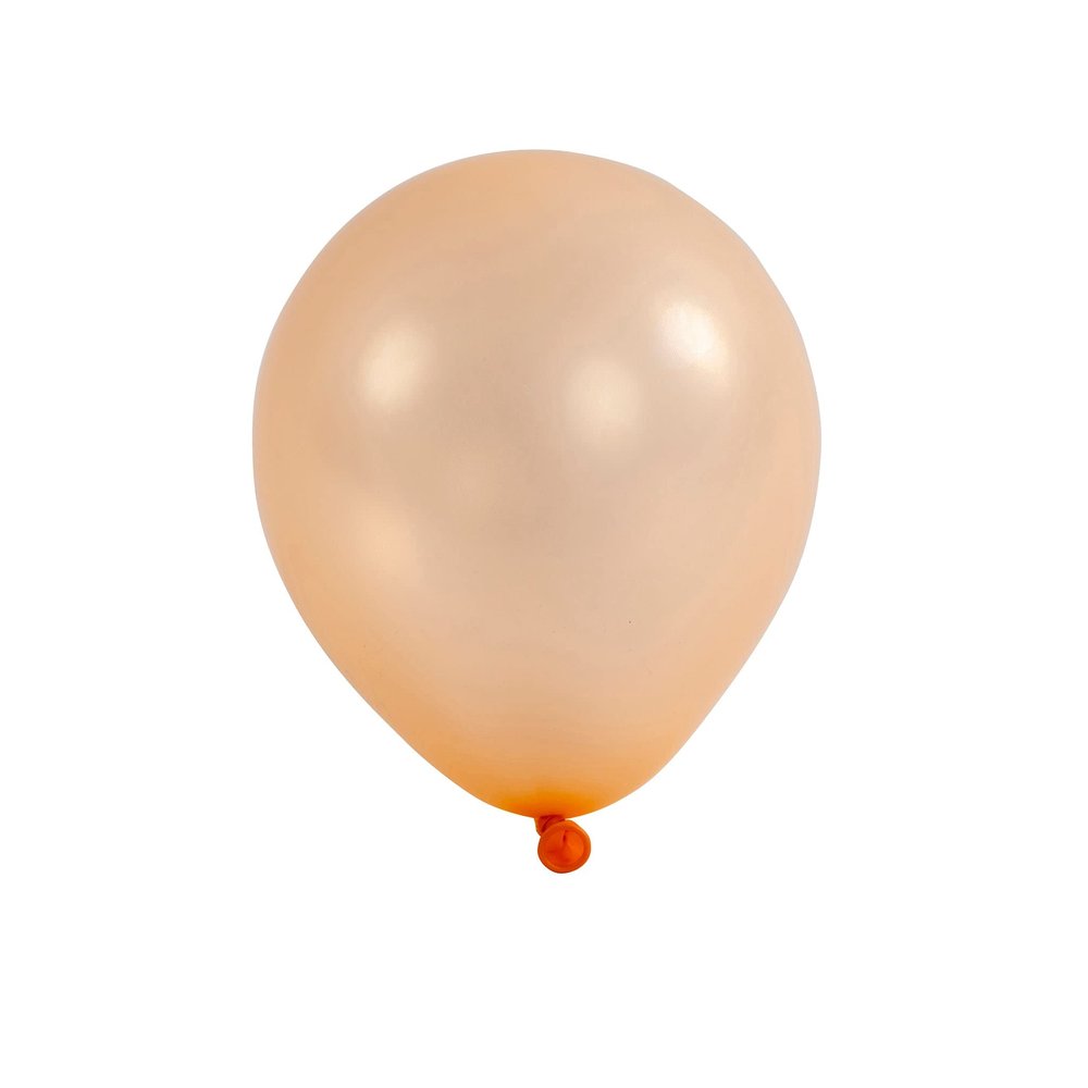 100 Pcs, Peach 5" Latex Balloons for Birthday Party, Quinceanera, Baby Shower, or Graduation