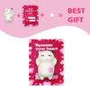 Jofan 24 PCS Valentines Cards with Mochi Squishy Toys Squishies for Kids Valentines Day School Class Classroom Gifts Prizes Party Favors view 4