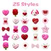 Anditoy 100 PCS Valentines Day Mochi Squishy Toys Squishies for Kids School Class Classroom Valentines Day Cards Gifts Prizes Party Favors view 2