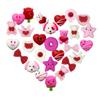 Anditoy 100 PCS Valentines Day Mochi Squishy Toys Squishies for Kids School Class Classroom Valentines Day Cards Gifts Prizes Party Favors view 3