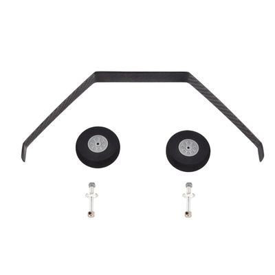 NOBRIM Carbon Fiber Landing Gear 260# 50E with Sponge 2.16' Wheel Set for RC Airplane