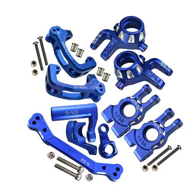 GPM for TRAXXAS 1/8 Sledge Sled Aluminum 7075-T6 C Block + Front and Rear Cup + Steering Combo Set