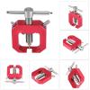 Oumefar RC Motor Gear Puller, Professional Tool Universal Pinion Puller Remover for Motors Upgrade Part Accessory Red RC Motor Pinion Puller Mini Gear Puller RC Accessories(Red) view 4