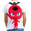 P.M.I. Miraculous Ladybug Plush School Backpack| One of Two 12-Inch-Tall Collectibles | Miraculous Ladybug Toys and Playable Plush Backpacks | Tikki| Miraculous Ladybug Kids Toys | Licensed Plush view 1