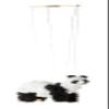 Artisan Owl Panda Bear Marionette Puppet - Soft Yarn Body with Wooden Feet, Detachable Strings for Theatrical Performance & Display view 2