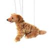 Artisan Owl Golden Retriever Marionette Puppet - Yarn Dog with Wooden Feet, Detachable Strings (Brown) view 2