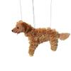 Artisan Owl Golden Retriever Marionette Puppet - Yarn Dog with Wooden Feet, Detachable Strings (Brown) view 3
