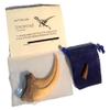 Cast Replica Deinonychus Dinosaur Claw with Bonus Genuine Fossil Spinosaurus Tooth Fragment by DINOSAURS ROCK view 1