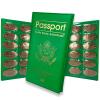 Pennybandz Penny Passport to Adventures - Pressed Coin Collecting Book - Holds 48 Coins - Vegan Leather - Comes with Mystery Penny Gift (Emerald Green) view 1