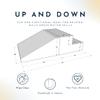 Foamnasium Up and Down Set, Indoor Foam Playset, 2 Piece Soft Toddler and Active Kids Play Foam Climber for Balancing, Crawling, Climbing, Sliding and Jumping, Made in The US, Enhanced Navy view 2