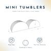 foamnasium Tumbler Set, Indoor Foam Playset, 2 Piece Soft Toddler and Active Kids Play Foam Climber for Balancing, Crawling, Climbing, Sliding and Jumping, Made in The US, Enhanced Navy view 2