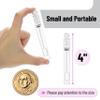 Mr. Pen- Mini Wedding Bubbles, 4-Inch, 16 Pack, White Mini Bubble, Party Favors Bubbles, Mini Bubble Wands, Wedding Bubbles, Valentine Decoration view 3