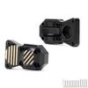 KingVal Replacement Front and Rear Brass Diff Differential Cover Compatible with Axial SCX24 AXI90081 AXI00001 AXI00002 AXI0005 AXI0006 RC Car view 4