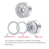 4pcs/Set 2.2inch Beadlock Wheel Rims Metal Wheel Hubs for Axial Wraith SCX10 90048 RR10 TRX4 D90 RC Crawler Car (Silver) view 3
