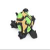 Turtle, Green, Reptiles, Hand Made, Thailand Sand Creatures, Toy, Paper Weight, Bean Bag, Cornhole 3" TH6 BB67 view 1