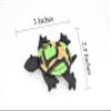 Turtle, Green, Reptiles, Hand Made, Thailand Sand Creatures, Toy, Paper Weight, Bean Bag, Cornhole 3" TH6 BB67 view 4