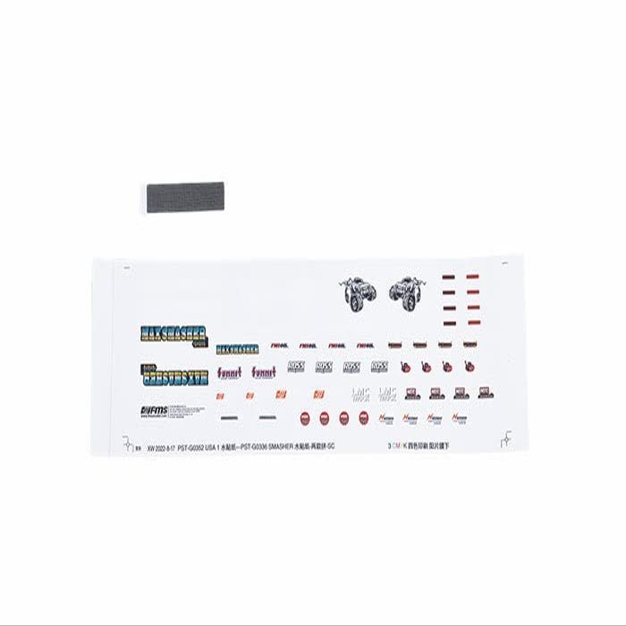 FMS 1:24 RC Vehicle Parts for : Car Decal Sheet ()