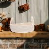 Beavorty Portable Woven Storage Basket for Household Organization Multifunctional Cotton Rope Basket for Toys Sundries and Home Decor for Living Room Bedroom and Office Use view 2