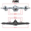 Aluminum Front & Rear Axles CNC Complete Axle Set for 1/10 RC Crawler Car Axial SCX10 II RGT 86100 Redcat GEN8 Element Enduro CC01 (Gray Front Rear Axle) view 4
