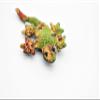 Gecko, Green, Reptiles, Hand Made, Thailand Sand Creatures, Toy, Paper Weight, Bean Bag, Cornhole 3" TH10 BB67 view 3