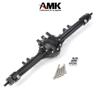 Aluminum Front & Rear Axles CNC Complete Axle Set for 1/10 RC Crawler Car Axial SCX10 II RGT 86100 Redcat GEN8 Element Enduro CC01 (Black Front Rear Axle) view 3