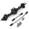 Aluminum Front & Rear Axles CNC Complete Axle Set for 1/10 RC Crawler Car Axial SCX10 II RGT 86100 Redcat GEN8 Element Enduro CC01 (Black Front Rear Axle) view 4