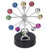 Electric Magnetic Rotation Ferris Wheel Desk Toy Colorful Metal Ball Perpetual Motion Decoration view 1