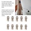 10PCS 1.3mm / 0.05in Center Hole 1.5mm / 0.06in Hex Diameter Adjustable Push Rod Plug Rod Stopper RC Model Servo Push Rod Plug Helicopter for 1.0, 1.1, 1.2, 1.3mm / 0.1in Steel Wire view 3