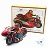 Charmgle Tin Toy Wind-Up Toys Three-Wheeler Classic Clockwork Tricycle Tintoy Adult Collection Home Decoration Party Ornaments view 1