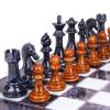 18.5" Large Chess Set for Adults with Zinc Alloy Heavy Chess Pieces Portable Folding Chess Board Travel Chess Set Board Game Gift  Staunton Chess Pieces view 1