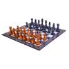 18.5" Large Chess Set for Adults with Zinc Alloy Heavy Chess Pieces Portable Folding Chess Board Travel Chess Set Board Game Gift  Staunton Chess Pieces view 2