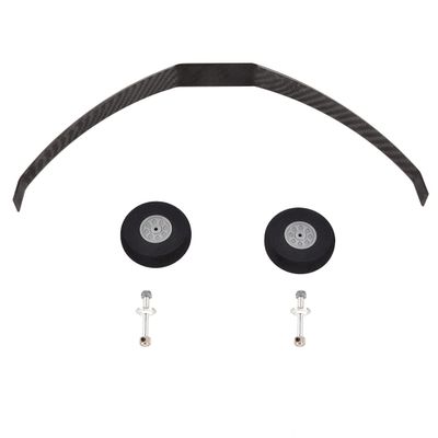 NOBRIM Carbon Fiber Landing Gear YAK50E with Sponge 2.16' Wheel Set for RC Airplane