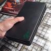 Forged Dice Co. Premium Large Divided Case - Combined Box and Tray - Holds Polyhedral Sets - 21 Felt-Lined Chambers - Magnetic Lid Closure - Perfect Metal Storage Box - Green view 3