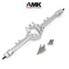 Aluminum Front & Rear Axles CNC Complete Axle Set for 1/10 RC Crawler Car Axial SCX10 II RGT 86100 Redcat GEN8 Element Enduro CC01 (Silver Front Rear Axle) view 3