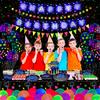 238 PCS Let's Glow Neon Party Supplies - Glow Tableware Set, Balloon Banner, Cake Toppers & Tablecloth for Blacklight Party Decoration (Serves 20) view 4