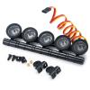 RC 5 LED Light Bar Headlight Roof Light Lamp for Axial Scx10 90046 TRX4 D90 1/10 RC Crawler Car (Multicolor Light) view 1