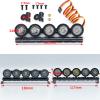 RC 5 LED Light Bar Headlight Roof Light Lamp for Axial Scx10 90046 TRX4 D90 1/10 RC Crawler Car (Multicolor Light) view 2