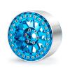 4pcs/Set 2.2inch Beadlock Wheel Rims Metal Wheel Hubs for Axial Wraith SCX10 90048 RR10 TRX4 D90 RC Crawler Car (Blue) view 4
